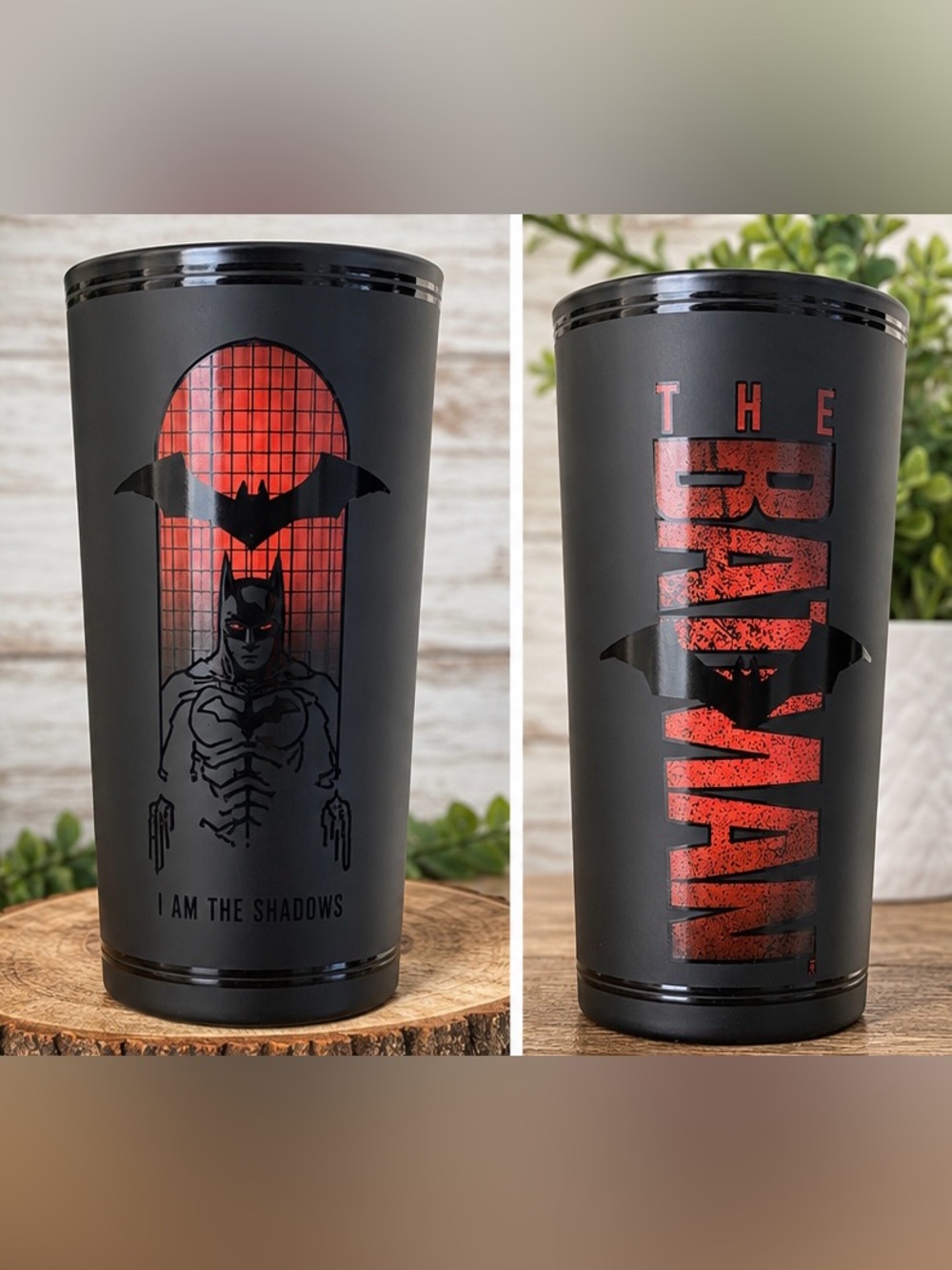 Batman Black and Red Steel Party Tumbler - Batman Brand